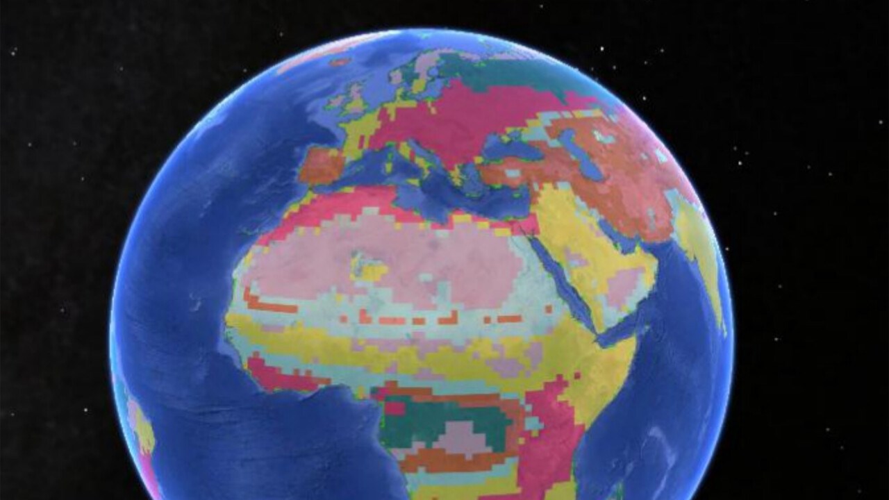 The distribution of vertebrate animals redefines temperate and cold climate regions